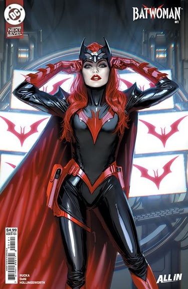 DC Comics Batwoman #1 Cover B Stjepan Sejic card stock variant comic book featuring Batwoman in a dynamic pose on the cover.