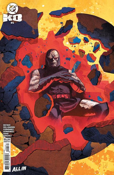 DC Comics comic book cover featuring Mike Del Mundo art for DC K.O. #5, vibrant card stock variant edition.