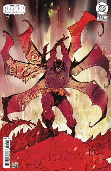 Cover of Absolute Batman #18 comic book by DC Comics, featuring Carmine Di Giandomenico’s artwork on a card stock variant cover.