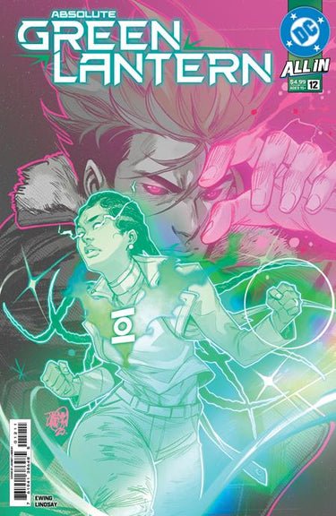 Green Lantern comic book issue #12 cover A featuring Jahnoy Lindsay artwork, published by DC Comics.