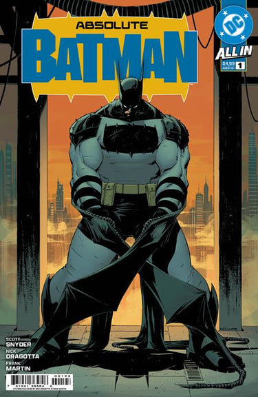 Absolute Batman #1 Eleventh Printing comic book by DC Comics featuring Batman in dynamic action pose.