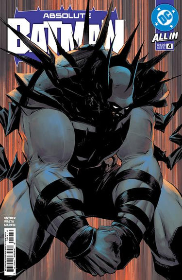 DC Comics Absolute Batman #4 sixth printing comic book featuring Batman on the cover in a dynamic pose.