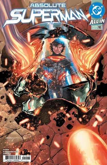 DC Comics Absolute Superman #10 third printing comic book with dynamic cover art featuring Superman in action.