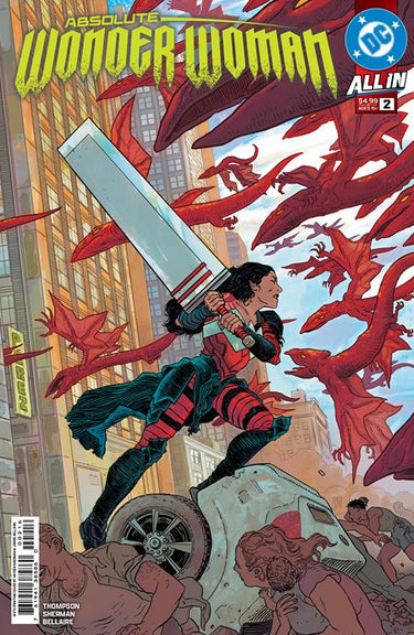 DC Comics Wonder Woman comic book sixth printing, featuring Wonder Woman on the cover, part of the Absolute Wonder Woman series.