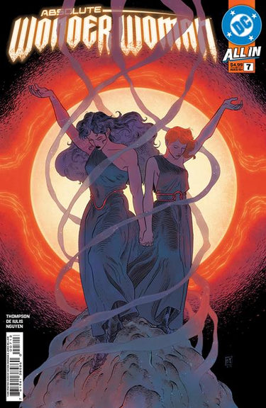 DC Comics Absolute Wonder Woman #7 third printing comic book featuring Wonder Woman in her iconic costume.