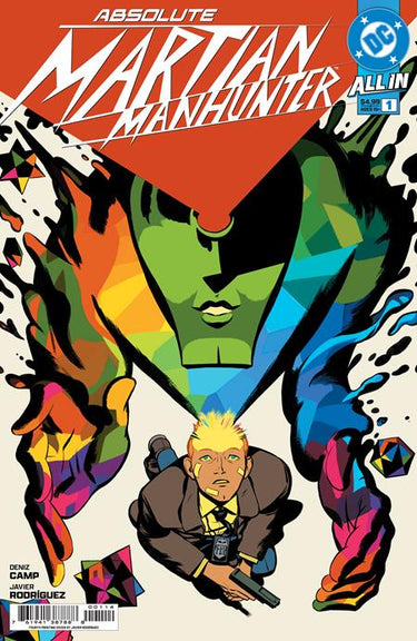 Fourth printing of DC Comics Martian Manhunter #1 comic book featuring the cover art of the superhero Martian Manhunter.