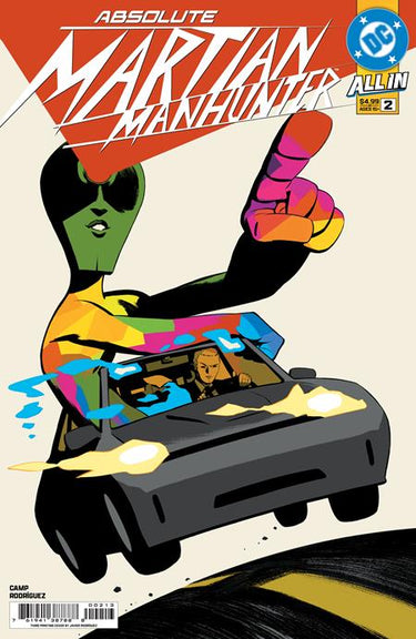 DC Comics Martian Manhunter comic book, Absolute Martian Manhunter #2 third printing, featuring cover art of the superhero.