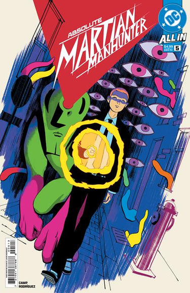 DC Comics Martian Manhunter comic book issue #5 third printing, featuring the superhero in vibrant cover art.