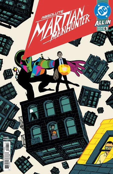 DC Comics Martian Manhunter comic book issue #6 third printing, featuring cover art of the superhero Martian Manhunter.