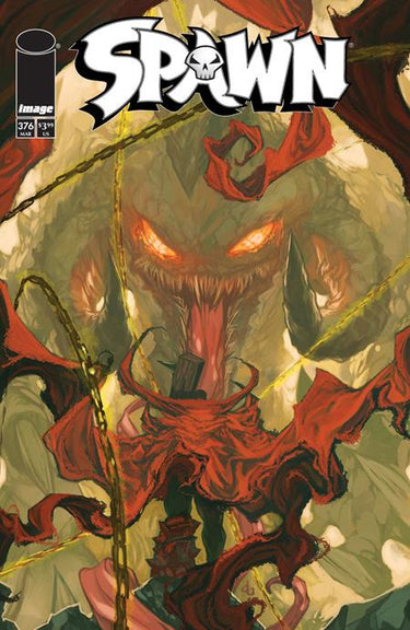 Cover of Spawn #376 by Don Aguillo, a pre-order comic from Image Comics featuring detailed superhero artwork.
