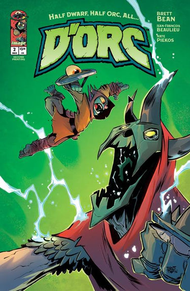 Dorc #2 comic book from Image Comics, second print edition, featuring colorful cover art and character illustrations.