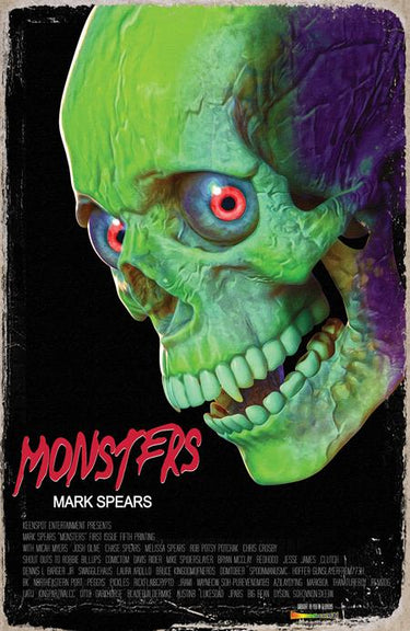 Mark Spears Monsters #1 Fifth Printing Cvr B Inc 1:20 Mark Spears Evil Dead Homage Var - State of Comics