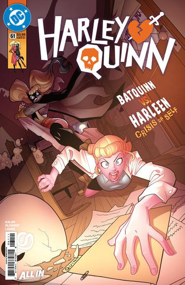 Harley Quinn #61 Cover A comic book by Brandt & Stein from DC Comics featuring Harley Quinn in a colorful illustration.