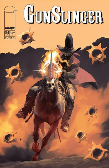Comic book cover for Gunslinger Spawn #54 Cover A by Marco Failla, published by Image Comics, featuring detailed artwork of Spawn.