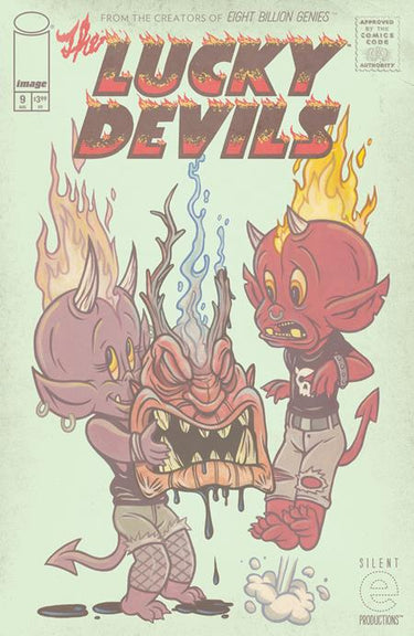 Pre-order comic book Lucky Devils #9 Cover B by Steeve Seeley and Ryan Browne, published by Image Comics, featuring vibrant cover art.