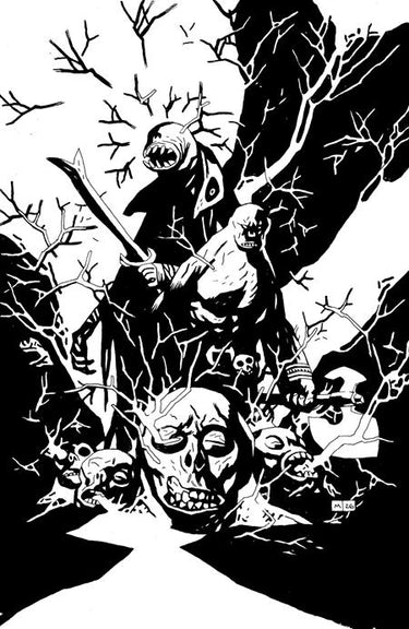 Red Roots #1 Cvr I Inc 1:50 Mike Mignola B&W Virgin Var - State of Comics