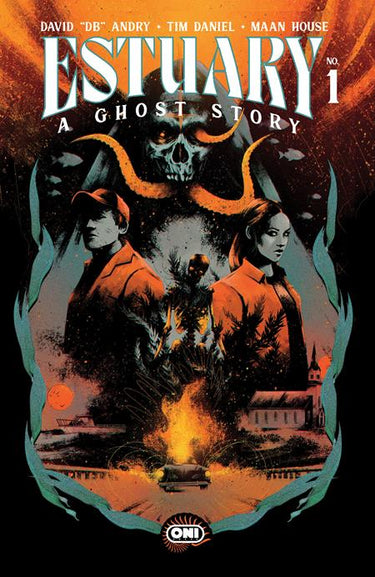 Cover image of Estuary A Ghost Story #1 comic book by Oni Press, featuring haunting artwork and ghostly themes.