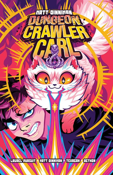 Vault Comics Dungeon Crawler Carl graphic novel volume 1, direct market exclusive edition, featuring colorful cover art and detailed illustrations.
