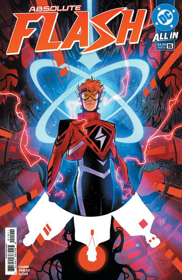 DC Comics Absolute Flash #15 comic book cover featuring Nick Robles' artwork with Flash in a dynamic action pose.