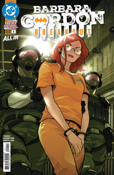 Comic book cover featuring Barbara Gordon in her breakout costume from DC Comics' Barbara Gordon Breakout #1, Cover A by Karl Kerschl.