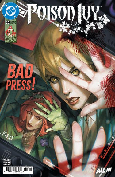 Poison Ivy #44 Comic Book Cover A featuring Jessica Fong art, published by DC Comics, with vivid green and plant-themed artwork.