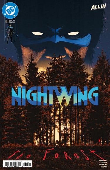 Nightwing #138 comic book cover featuring Nightwing in a dynamic pose, illustrated by Jorge Fornes, published by DC Comics.