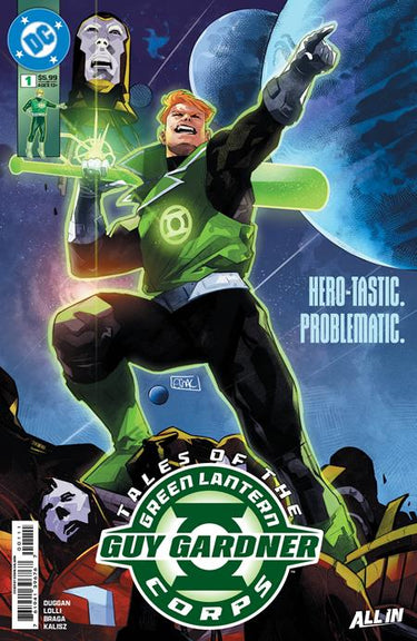 DC Comics Tales of the Green Lantern Corps Guy Gardner #1 comic book cover featuring artwork by Edwin Galmon.