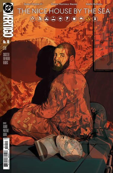 Pre-order comic book "Nice House By The Sea #10" by Alvaro Martinez Bueno, DC Comics, featuring cover art with ocean and house scene.