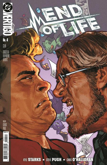 Close-up of DC Comics' End Of Life #4 Cover A by Gerald Parel, featuring detailed comic book art and vibrant colors.