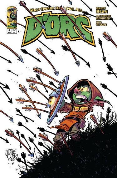 Dorc #4 cover B Skottie Young variant comic book from Image Comics, featuring colorful illustrated artwork and comic character design.