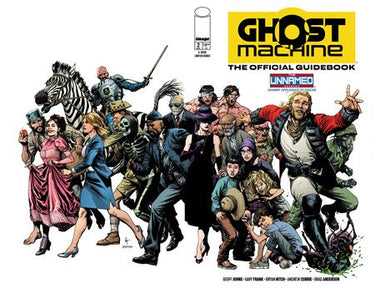 Cover of Ghost Machine Official Guidebook #2 comic book by Gary Frank and Brad Anderson, published by Image Comics.