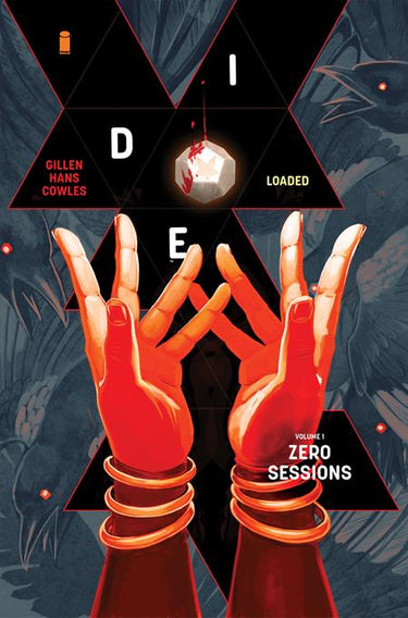 Graphic novel "Die Loaded TP Vol 01" by Image Comics, featuring cover art with vibrant illustrations and bold lettering.