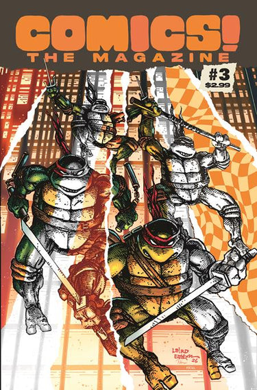 Colorful cover of Comics The Magazine #3 comic book by Prana Publishers, featuring dynamic artwork and bold lettering.