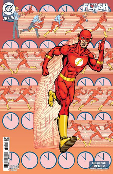 Flash #22 Cvr D George Perez Legacy Card Stock Var