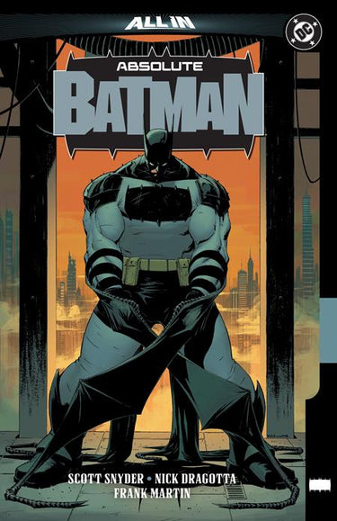 Cover of Absolute Batman Vol 01 The Zoo graphic novel by DC Comics, featuring Batman in a dark, detailed comic book illustration.
