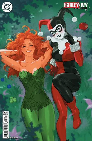 Pre-order DC Comics Harley and Ivy Life and Crimes #6 cover B with Lesley Leirix Li card stock variant, featuring Harley Quinn and Ivy.