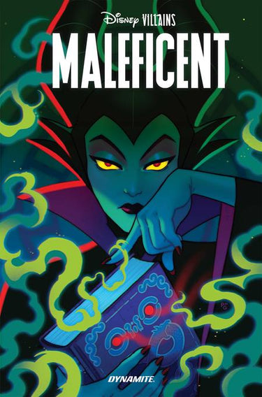 Pre-order graphic novel Disney Villains Maleficent TP Vol 02 by DYNAMITE Entertainment, featuring Maleficent in detailed artwork.