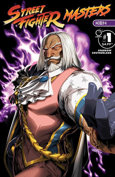 Pre-order comic book featuring Street Fighter Masters Ken #1 Cover C by Jeffrey Cruz, published by UDON Entertainment.