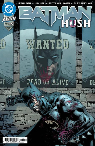 Close-up of Batman #162 Comic Book cover featuring Jim Lee's artwork, published by DC Comics.