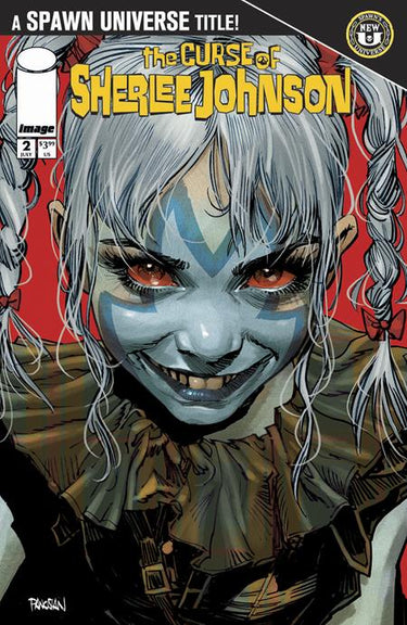 Comic book cover for Spawn: The Curse of Sherlee Johnson #2, featuring artwork by Dan Panosian from Image Comics.