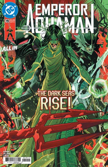 Pre-order DC Comics Emperor Aquaman #19 Cover A comic book featuring Aquaman and John Timms artwork.
