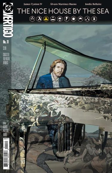 Pre-order comic book "Nice House by the Sea #11 of 12" from DC Comics, featuring cover art by Alvaro Martinez Bueno.