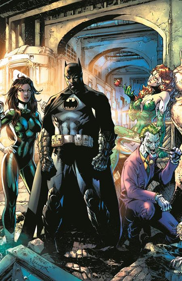 Batman #163 Cvr A Jim Lee & Scott Williams Batman Connecting Middle Alternate Color