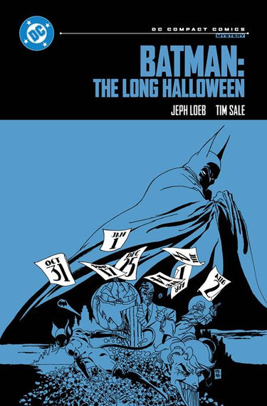 DC Comics Batman The Long Halloween TP graphic novel cover featuring Batman and Halloween-themed artwork.