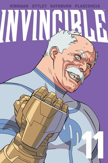 Cover of Invincible TP Vol 11 graphic novel from Image Comics, featuring dynamic superhero artwork and bold title text.
