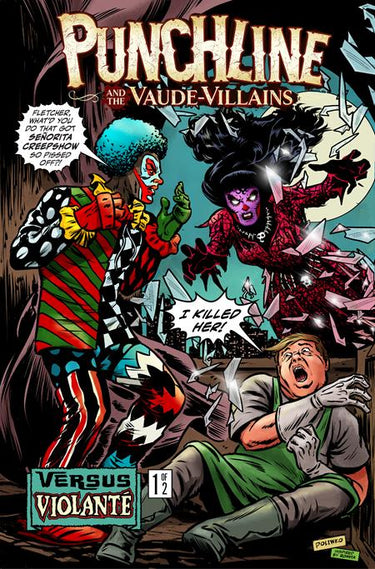 Punchline and the Vaude-Villains vs Violante #1 of 2 Cvr B Nik Poliwko Var