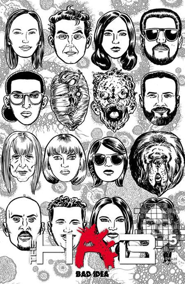 Hab #5 of 5 Cvr C David Lapham Bw Outbreak Skulls Var