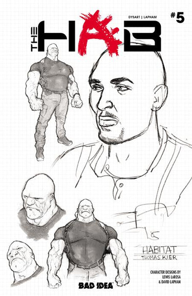 Hab #5 of 5 Cvr F Inc 1:20 Lewis Larosa David Lapham Character Design Var