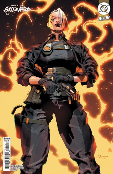 Absolute Green Arrow #4 of 6 Cvr D Gerald Parel Card Stock Var