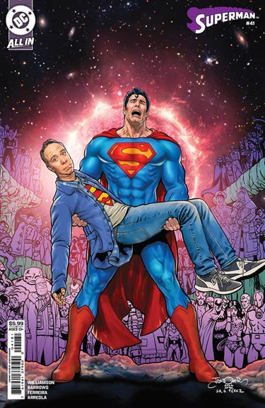 Superman #41 Cvr F Jason Badower Stuart Fails to Save the Universe Card Stock Var (Kingdom of Zod)